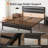Classical Metal Frame Platform Bed