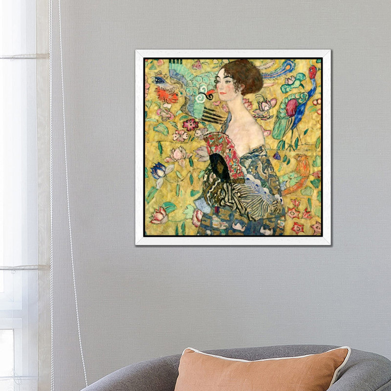 Print on Canvas, 66.04cm H x 66.04cm W x 3.81cm D, White Floater Framed