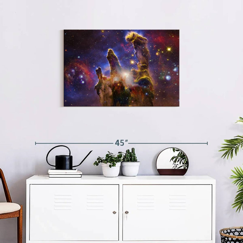 Nébuleuses et étoiles, H 20 po x l 30 po