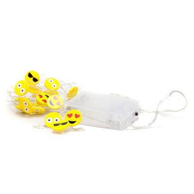 Averyanna Indoor / Outdoor 40 - Bulb 6.41 in. Battery Powered LED Novelty String Light