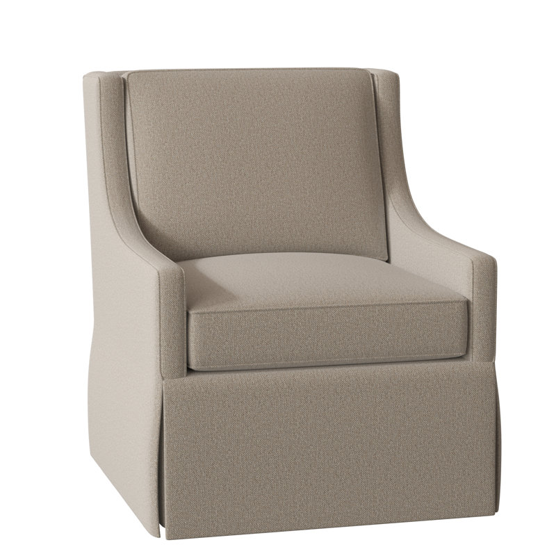 Kimball 30.5" Wide Slipcovered Armchair, 9508 Sand, Stationary