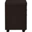 Rangement pour 3 bureaux - Finition cappuccino