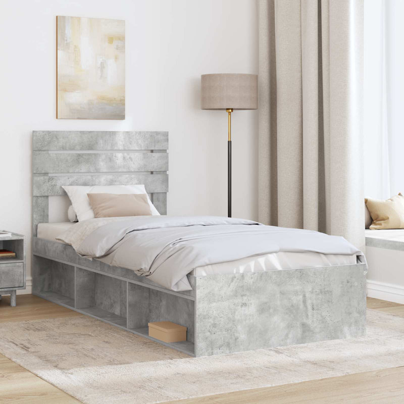 Solid Wood Bed, Concerte, European Single (90 x 200 cm)