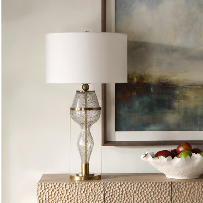 Itsel Seeded Glass Table Lamp