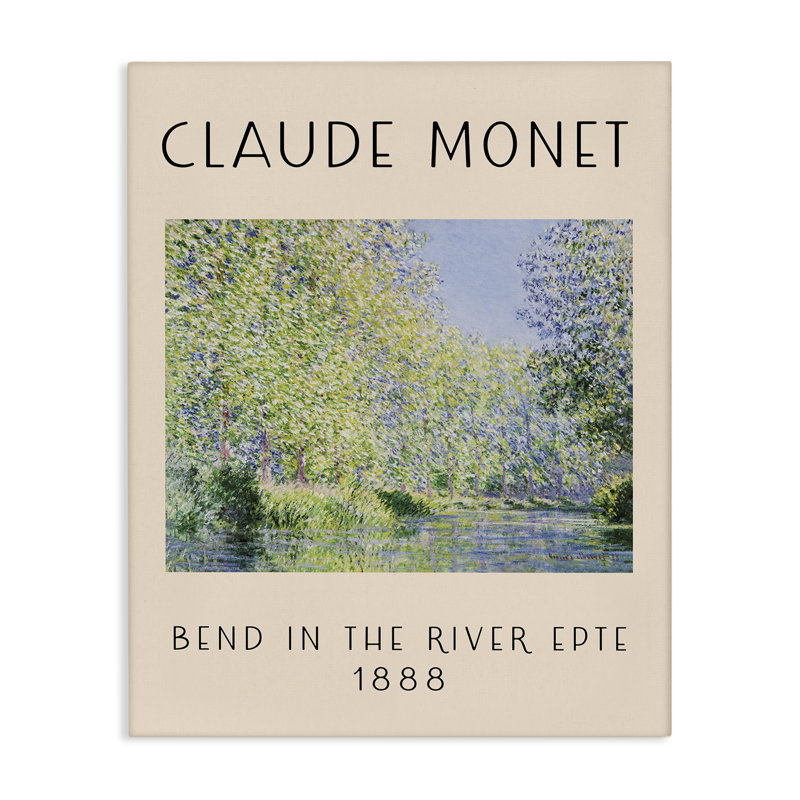 Art mural classique sur toile Monet par Daphne Polselli bp-894_CN, H 20 po x l 16 po