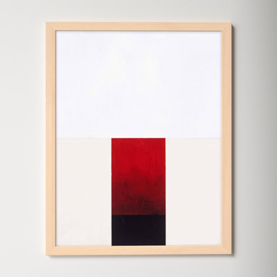Tempo with Red 2 Print by Robert Kamnatnik