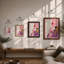 Woman In Thought Modern - Print-1008874496-1008874503