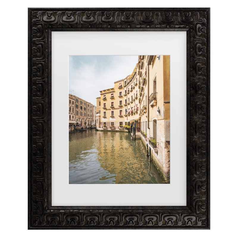 Œuvre encadrée «ologia bolologic Venise », H 23,5 po x l 19,5 po