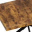 Table de salle à manger extensible avec boîte de rangement, table de salle à manger en fer fin à base en fer pour 4 à 6 personnes-118760351