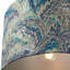 Contemporary and Vivid Peacock Print Table/Pendant Lamp Shade in Soft Cotton-2133459133-2031043304