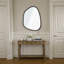 Élégant miroir décoratif noir, 19,7 po x 27,2 po | Structure robuste en panneau de fibres à densité moyenne, épaisseur: 0,8 pouce | Design moderne et abstrait pour le décor de salon et de chambre à coucher | Pièce décorative élégante pour la maison-1706432448-1706432451