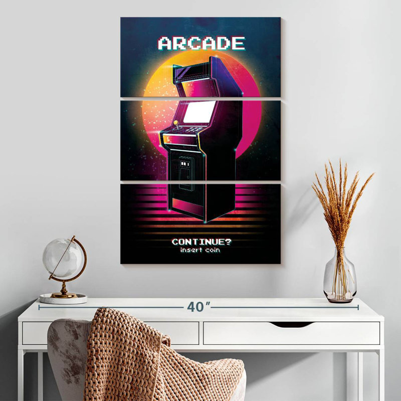 Keiraleigh Arcade Machine, H 32 po x l 20 po