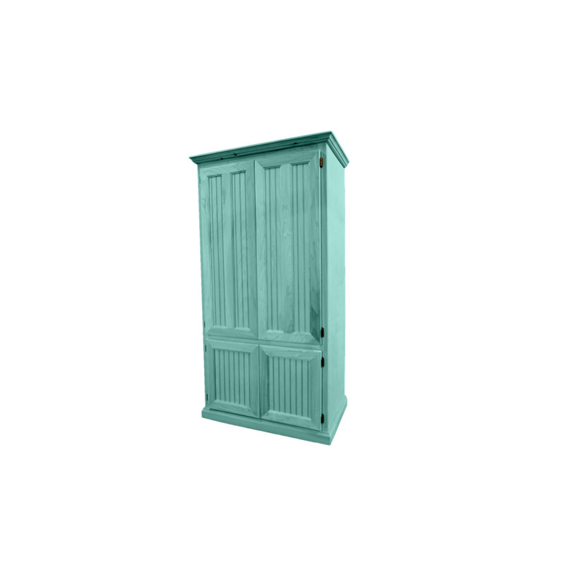 Giacobbe 75'' Kitchen Pantry, Aqua Fiesta