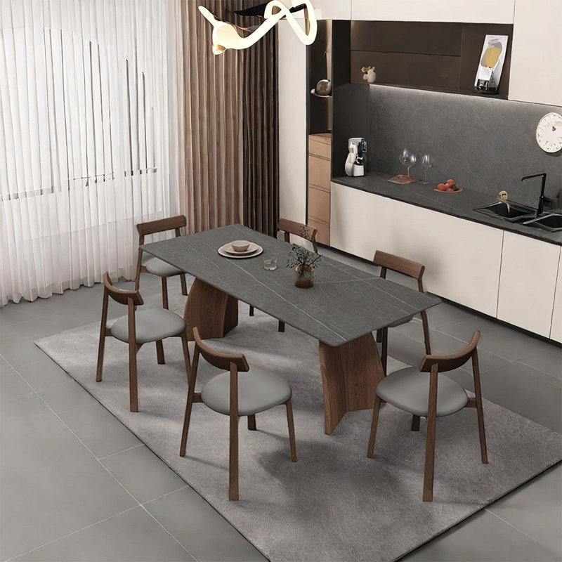 Ensemble de table de salle à manger Vintage, H 29,52 po x L 55,11 po x l 31,49 po