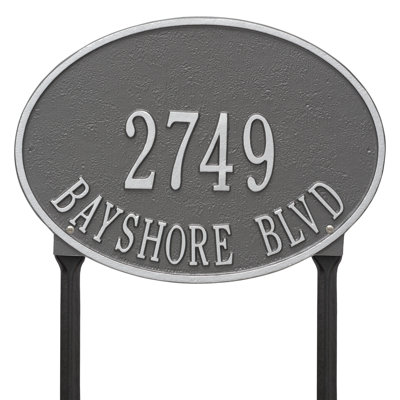 Oval Lawn Insert Plaque