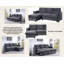 Canapé-lit modulaire en velours réversible Purwokerto