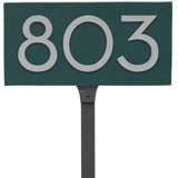 Floating 1-Line Lawn Address Sign