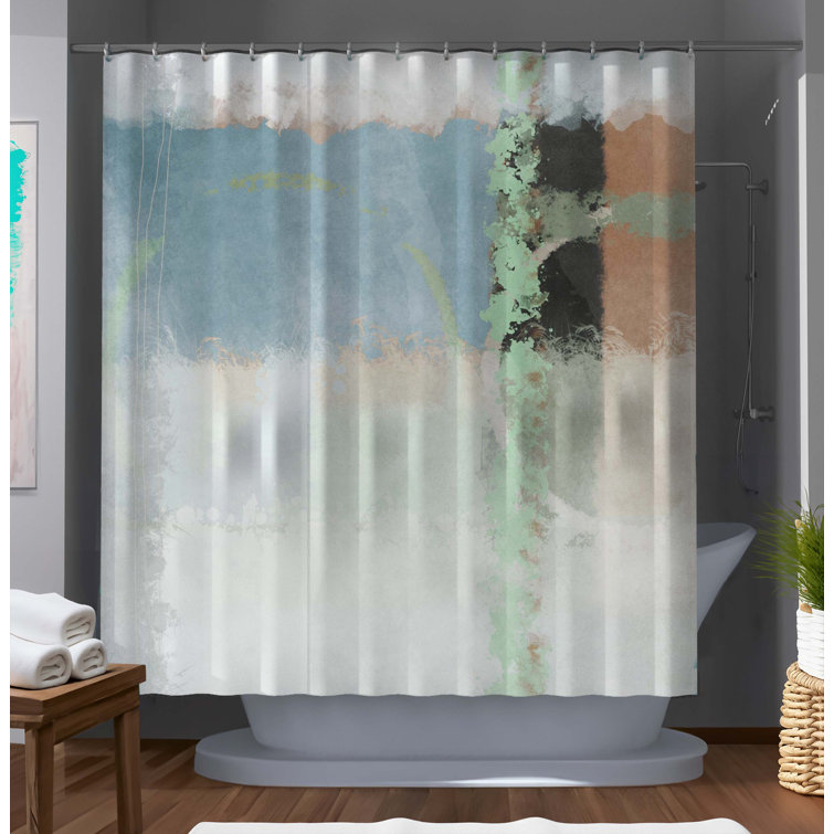 Bless international Inviting Vanish Designer Shower Curtain - Wayfair ...