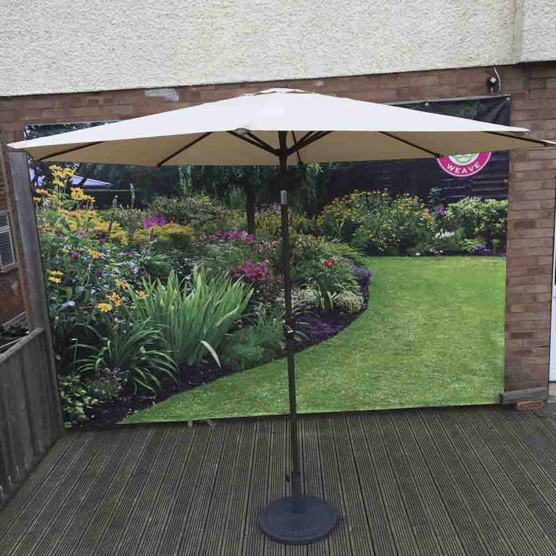 220cm Tilt Market Parasol, Beige