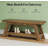 2-Tier Entryway Bench,Storage Side Table,Foyer Seating Bench,Entryway Table