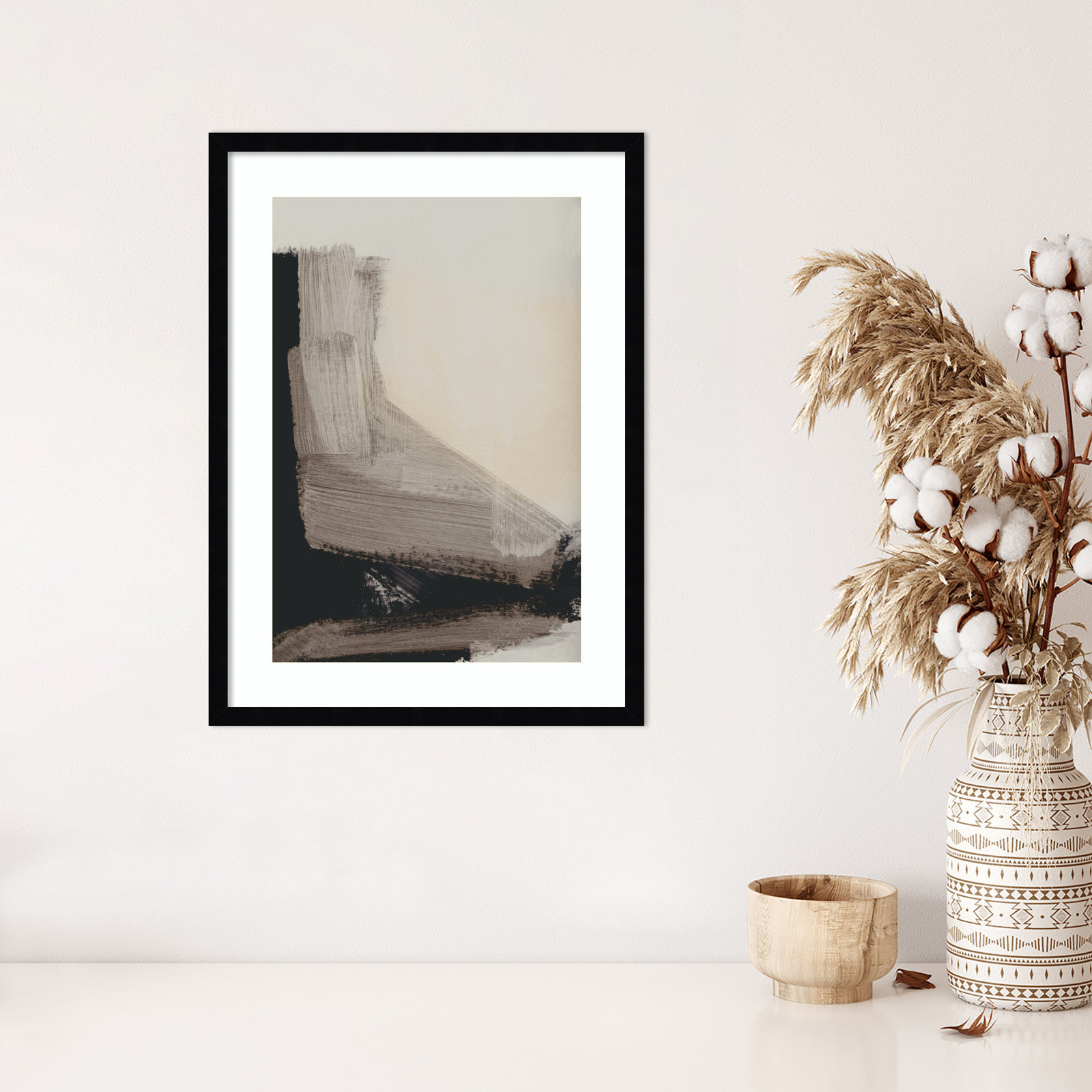 Cleve "Mellow No. 2" Print by Dan Hobday, Black, 25" H x 19" W