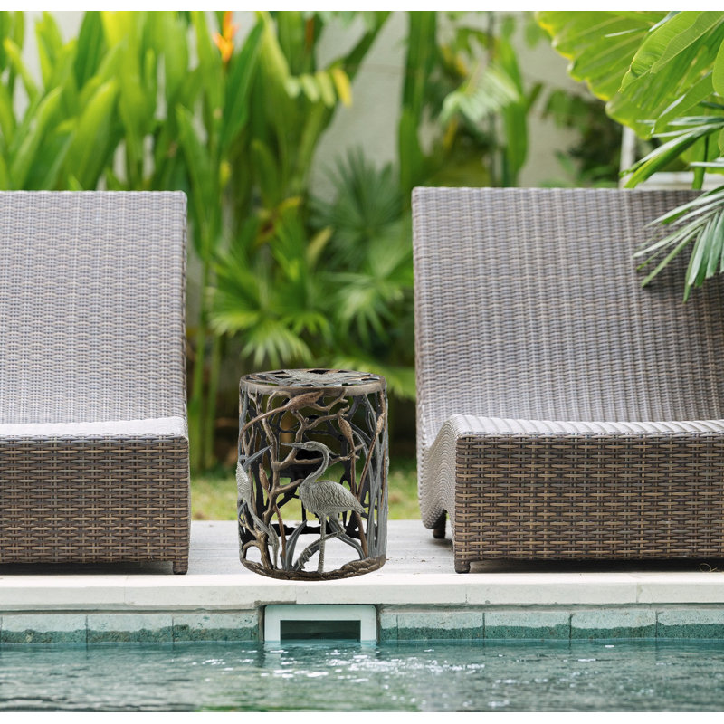 Tabouret d'appoint en aluminium Colesen