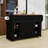 Rolling Kitchen Island with Drop Leaf, Rack, Drawers and Charging Station-128976008