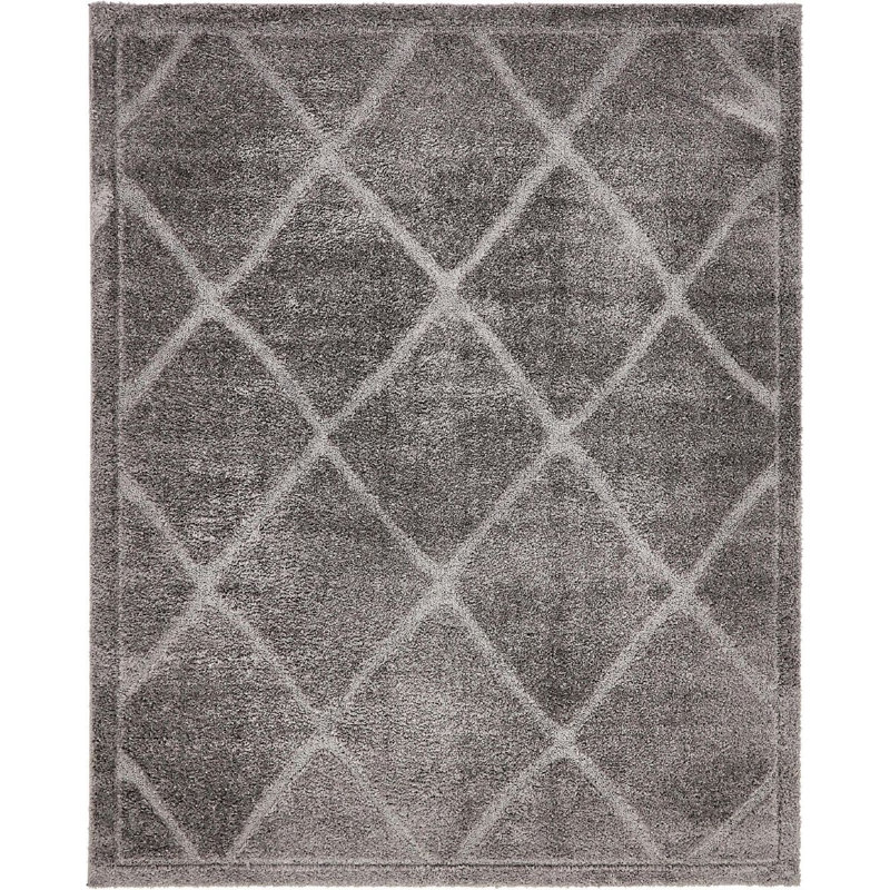 Lattice Oriental Indoor Rug, Rectangle 5' x 8'