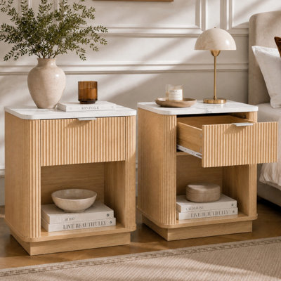 48cm W Bedside Table