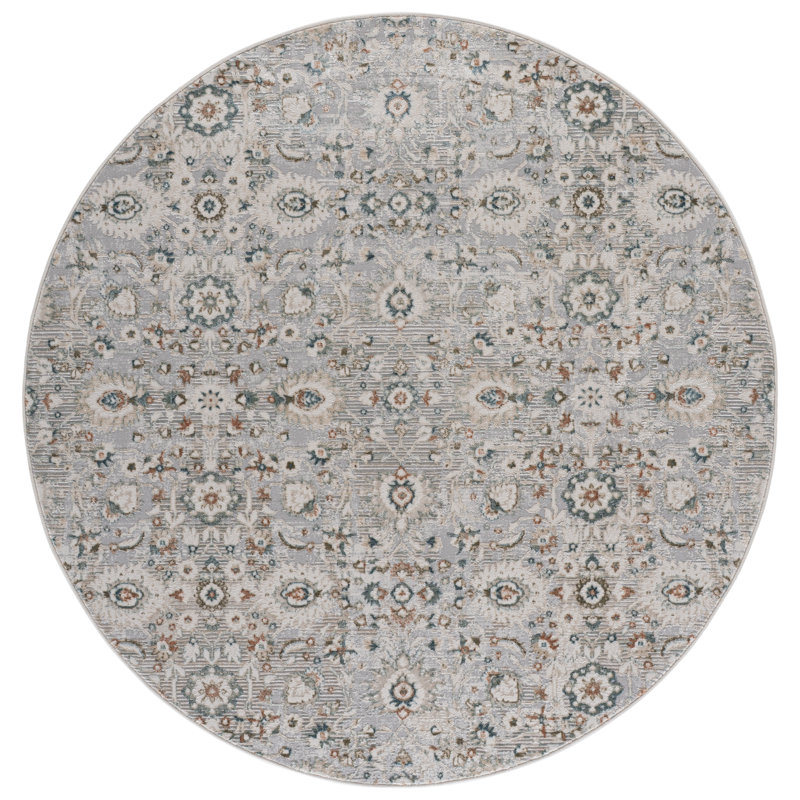 Maven Performance Oriental Indoor Rug, Round 6'7"