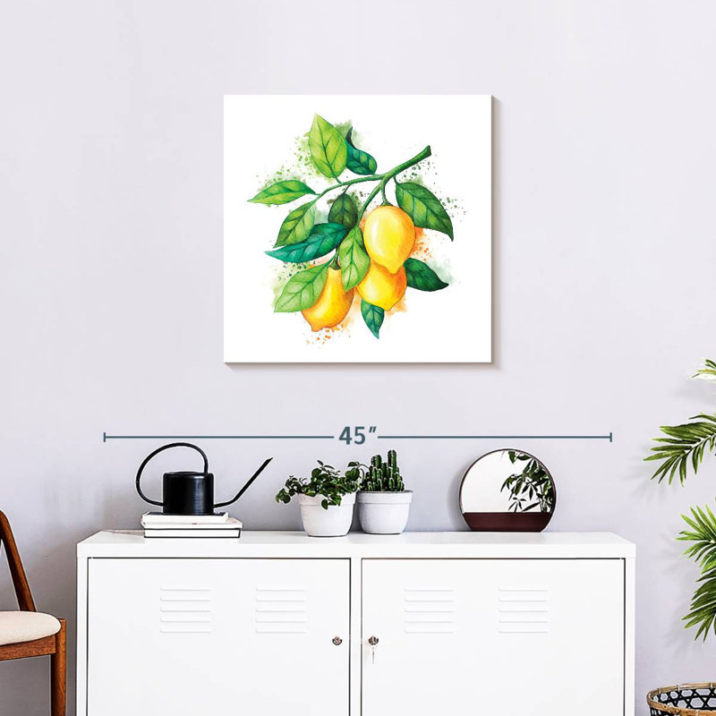 Yarlin - branche de citron, H 24 po x l 24 po