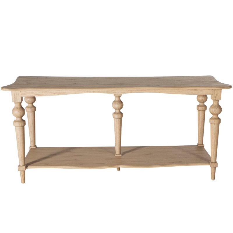Nirvana 76.63" Solid Wood Console Table
