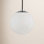 Luna Single Light Glass Pendant