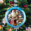 3.5'' Handmade Glass Ball Ornament