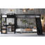 Lit superposé en forme de L en métal avec lit simple TG et grand lit, mezzanine, bureau et tablettes de rangement, conception peu encombrante et silencieuse-1711485197