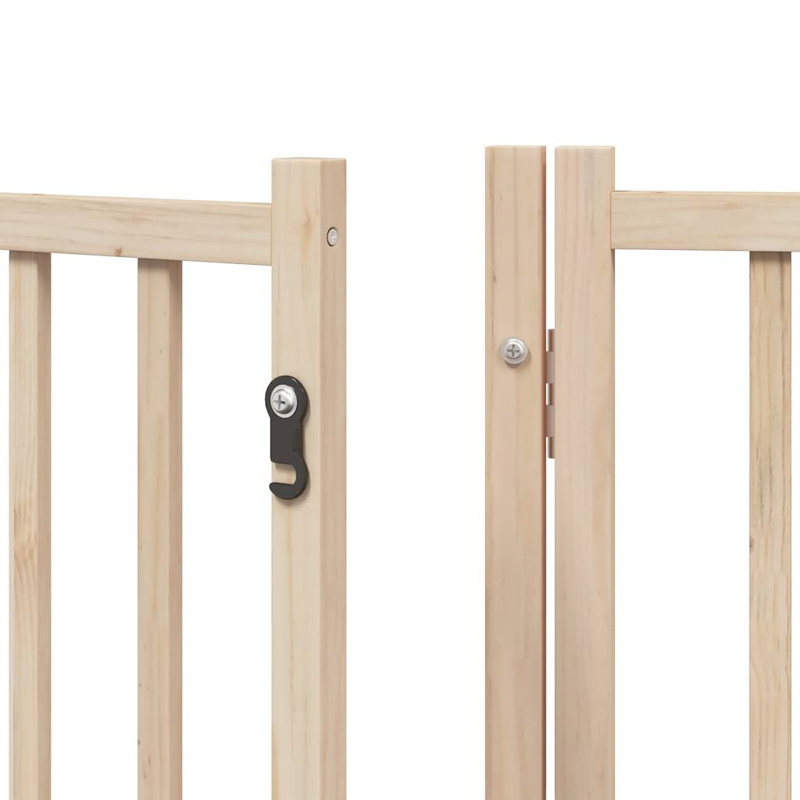 Rodden Solid Wood Dog House Door, 60cm H x 640cm W x 2cm D, Beige