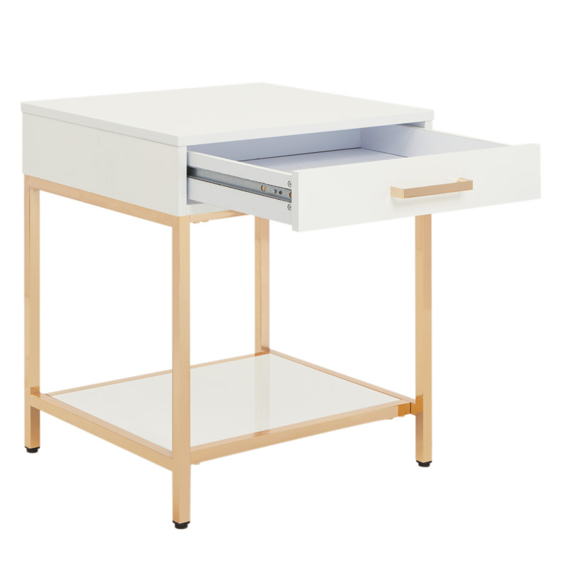 Elica End Table with Storage