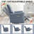 Saggiomo Swivel and Rocker Power Recliner Chair-1777755829