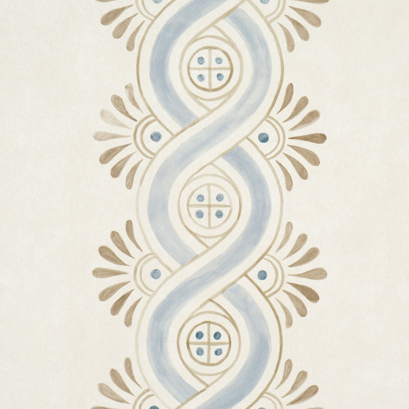 Leonidis Stripe Wallpaper, Blue