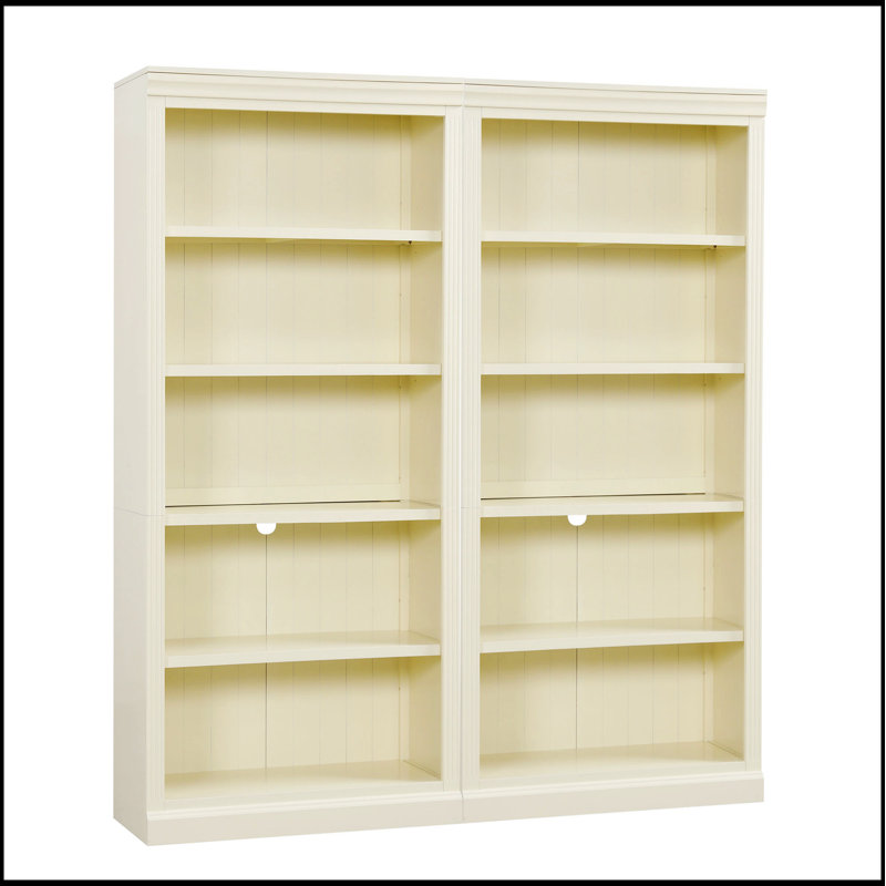 Suite de bibliothèque de 83 pouces de hauteur avec lumière DEL, tablettes réglables à 5 niveaux pour le salon et le bureau à domicile