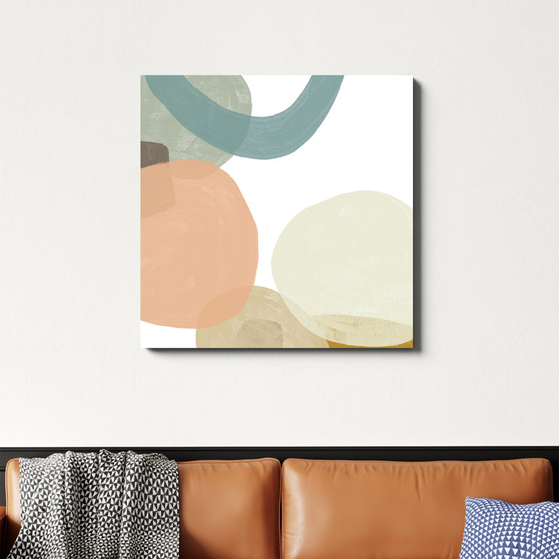 «Platelet II» par June Erica Vess, peinture sur toile tendue, H 36 po x l 36 po x P 1,25 po, Toile tendue, Non