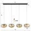 Falco 4 - Light Brown Geometric Pendant
