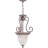 Sawyers 1-Light Indoor Prairie Rock Hanging Pendant with Alabaster Glass Bowl-481108425