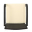 Chaise d'extérieur - Kd Pe, brun et beige, coussin d'eau, résine protégée, métal robuste brun / beige, - structure en aluminium / fer