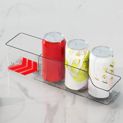 Bouteille d'eau Réfrigérateur Organisateur de bouteille d'eau Détecteur de boissons en plastique à détection automatique