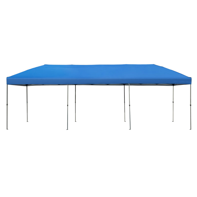 10X30 Pop Up Canopy With Sidewalls, Blue