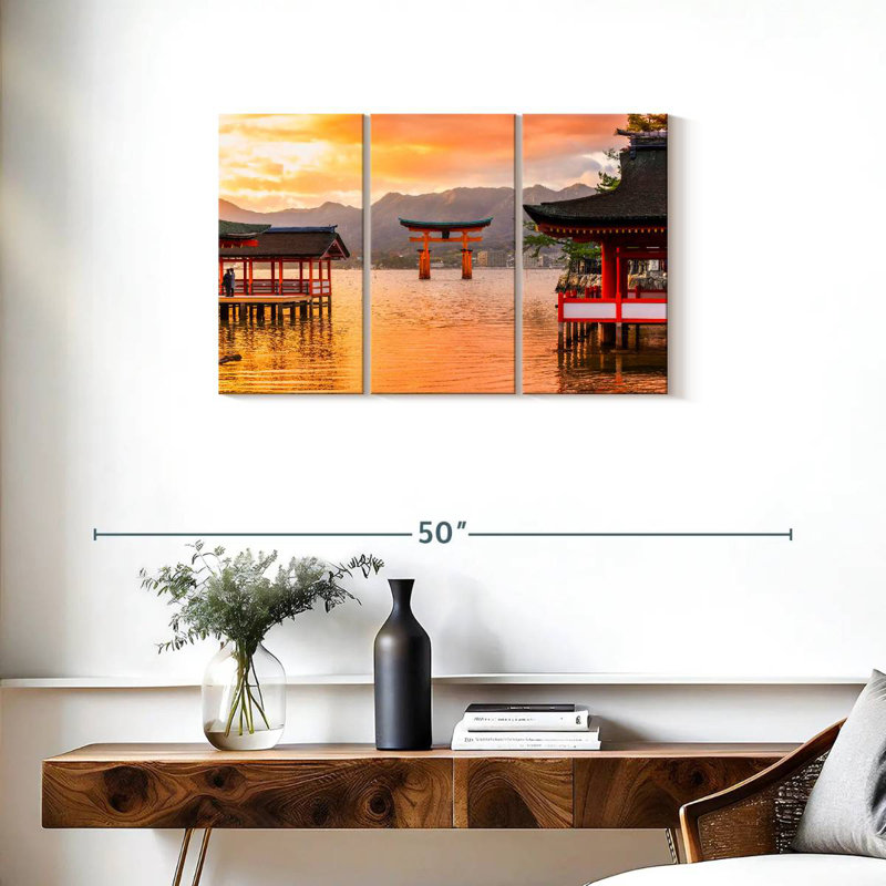 Lilie Miyajima Floating Torii, 20" H x 33" W