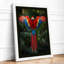 Macaw in Flight Tropical - Framed Print-1530193865-1530193868