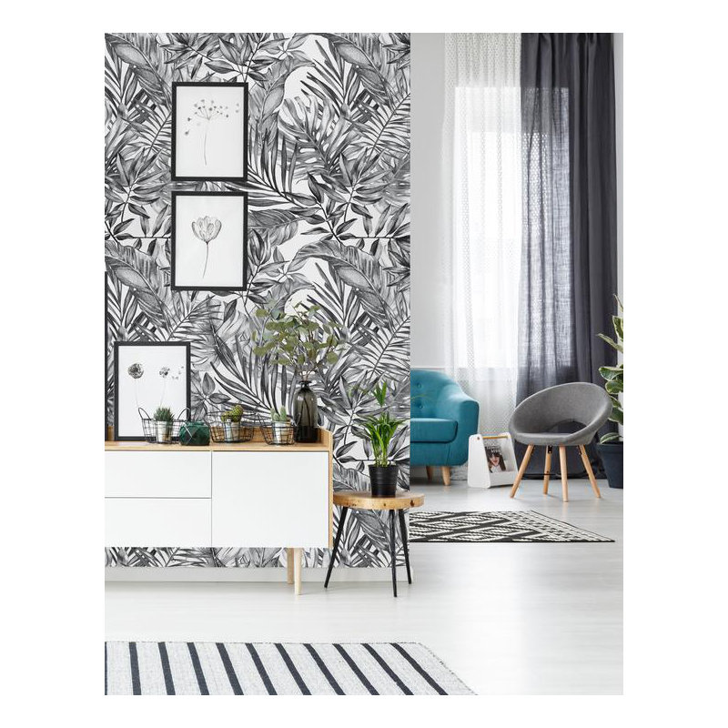 Rouleau de papier peint adhésif Hibbing, L 6,25 po x l 25 po