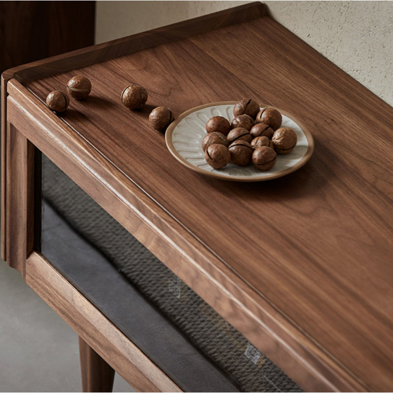 Retro Solid Wood TV Cabinet
